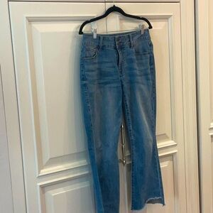 Cabi High Low Crop Jeans size 6